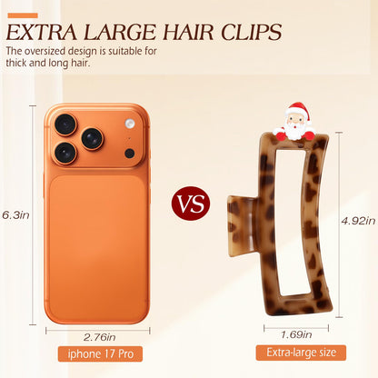 Glaudmeiss tortoise shell hair clip showing strong grip teeth
