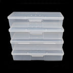 Lokyango plastic tool box angled view highlighting slim dimensions