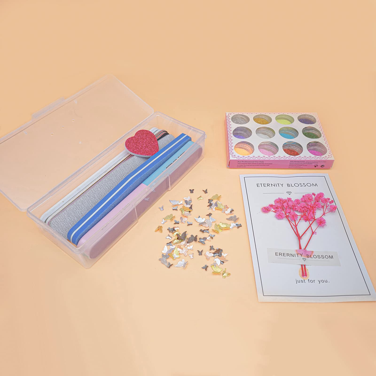 Grouped set of Lokyango clear storage cases for pedicure kits