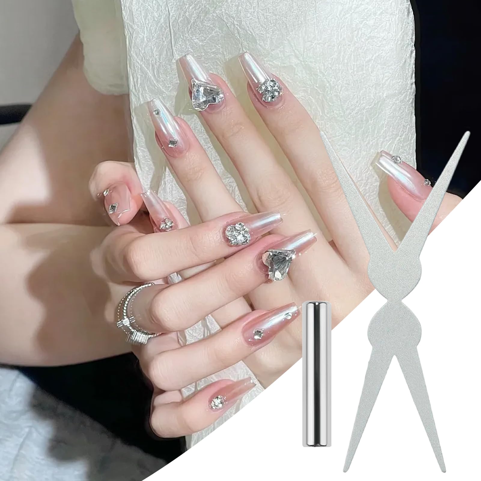 Professional cat eye magnet tool for DIY manicure salon designs