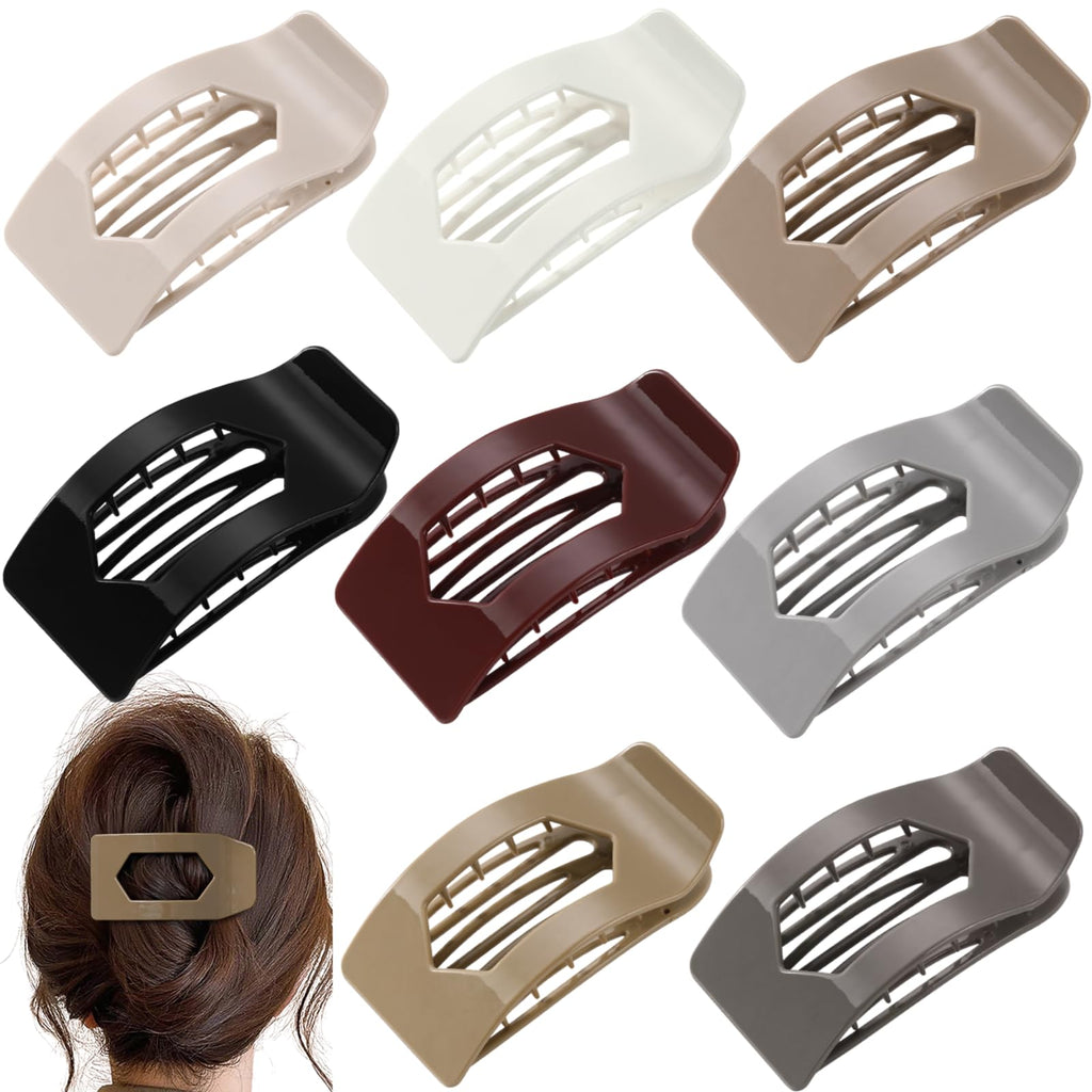 Packaging view of Rokateam flat hair clips set for women