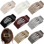 Packaging view of Rokateam flat hair clips set for women