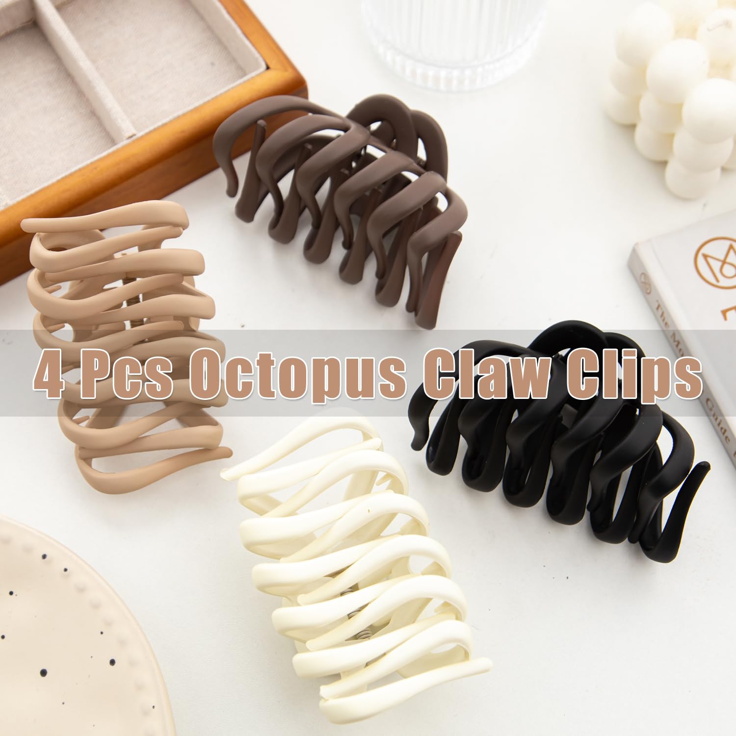 Korviza hair clips showing strong grip teeth design