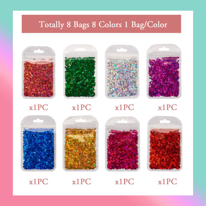 Handmade polymer clay slices for nail decoration and jewelry