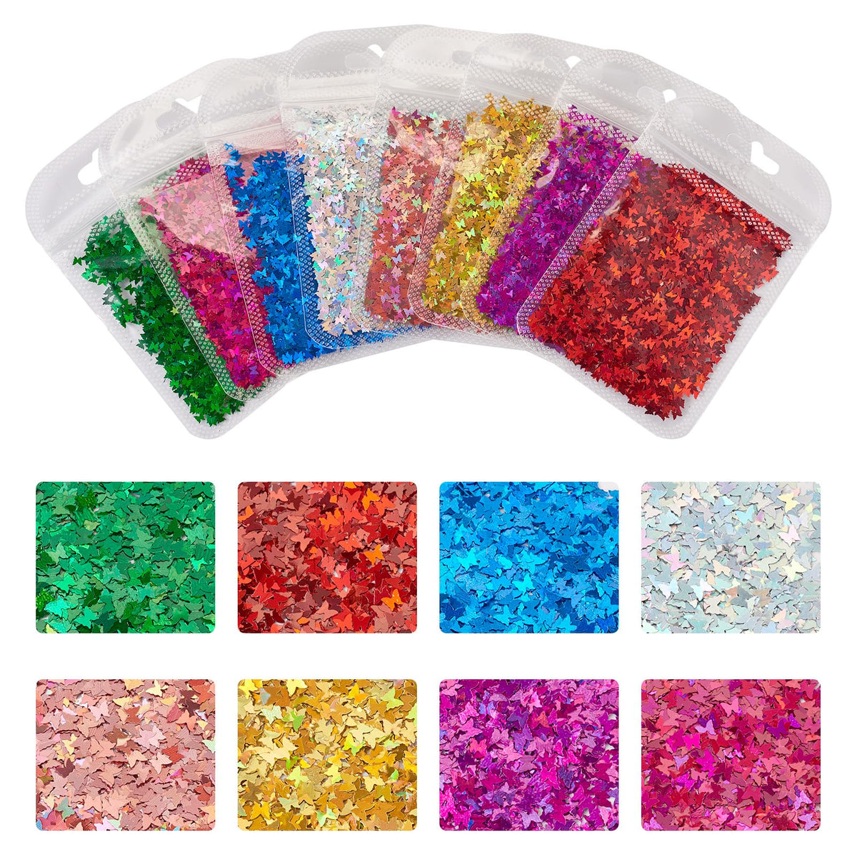 Complete set of Spritewelry 3D nail art accessories in container