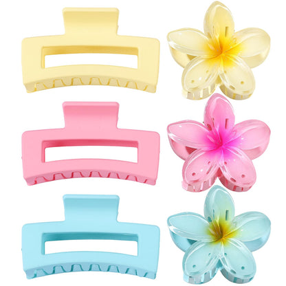 Matte finish hair clips for women and girls