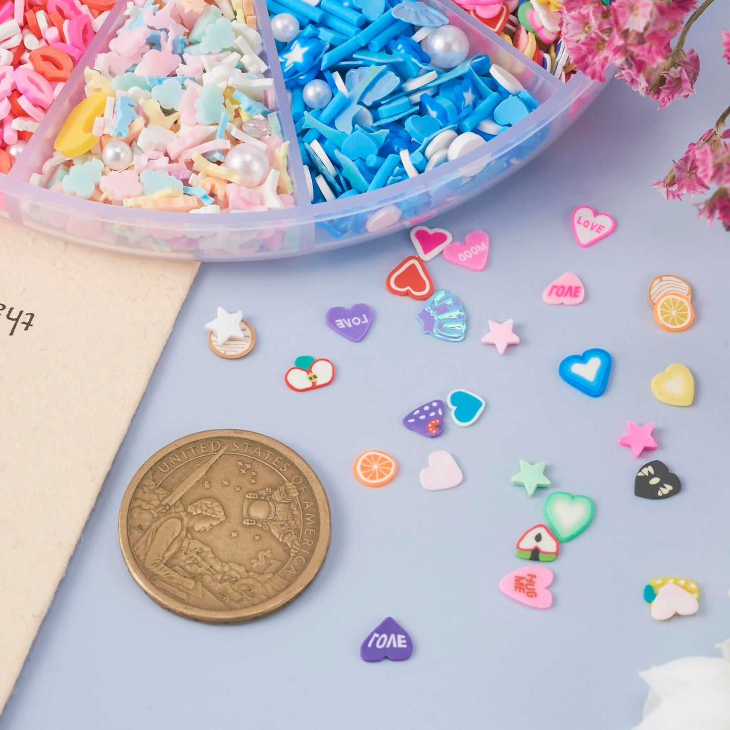 DIY nail art decoration using Cheriswelry polymer clay