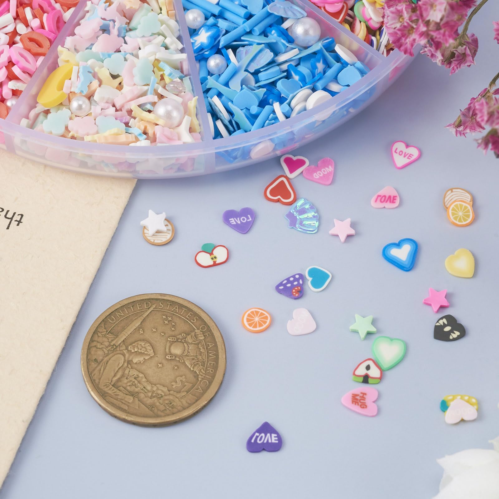DIY nail art decoration using Cheriswelry polymer clay