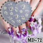 Reusable DIY manicure tool positioned next to decorative nail tips