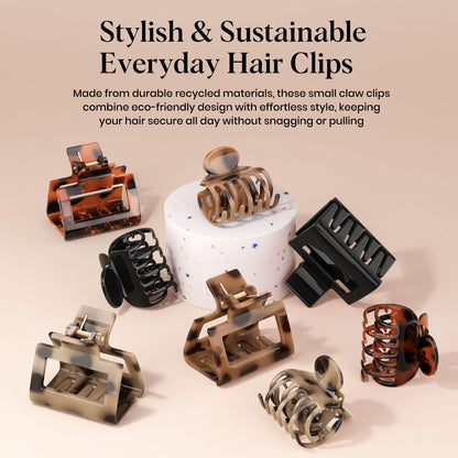 Close up of Oeusnael hair clip teeth and spring mechanism