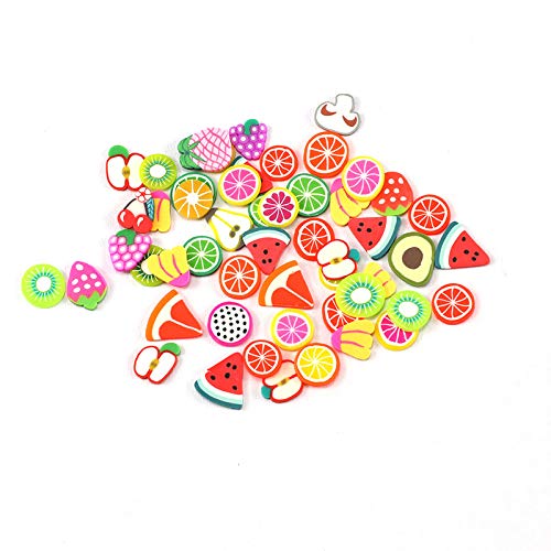 Twelve cell plastic storage container showcasing assorted colorful clay pieces for DIY resin crafts