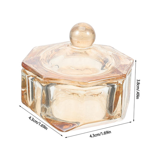 Nolitoy glass dappen dish for acrylic powder mixing