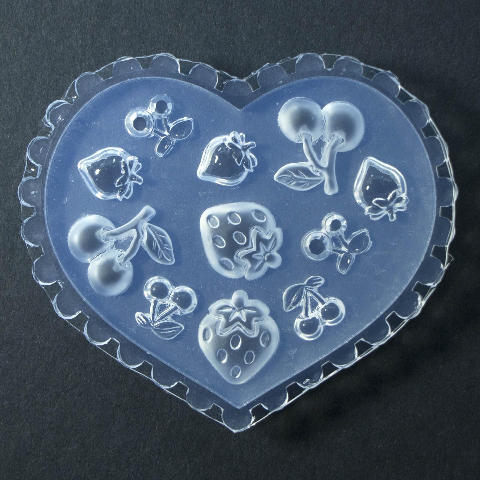 High quality silicone nail supplies for 3D strawberry designs