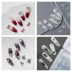 Bynnix silicone nail art mold showing butterfly cavity details
