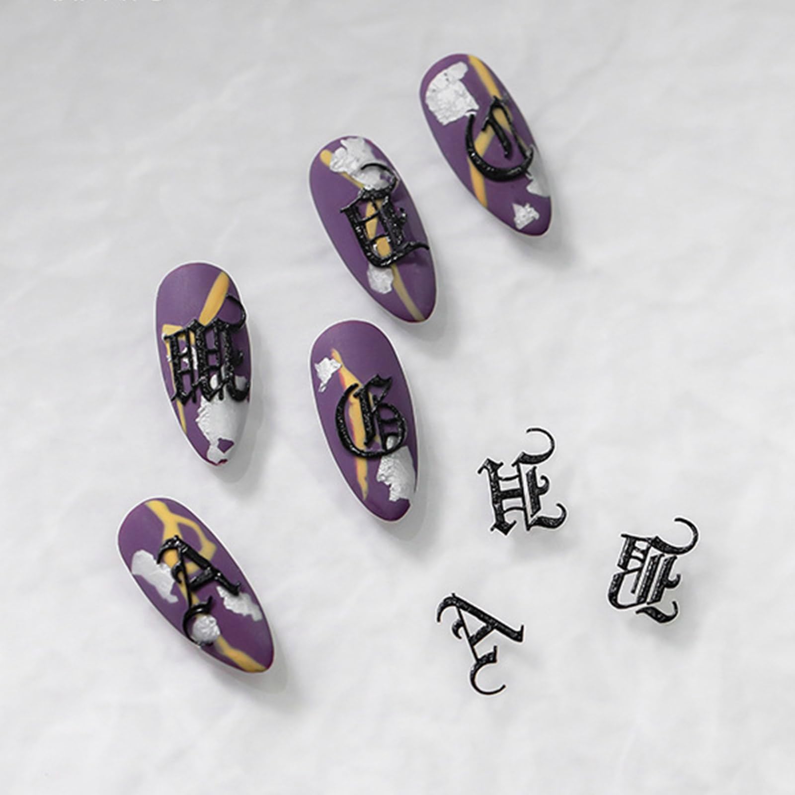 Bynnix nail carving mold set for acrylic nail design
