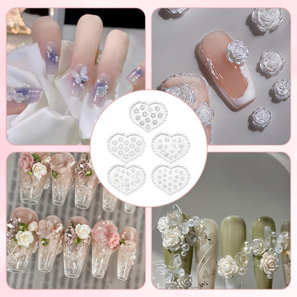 Flexible silicone material of ZenYaChina flower nail art mold