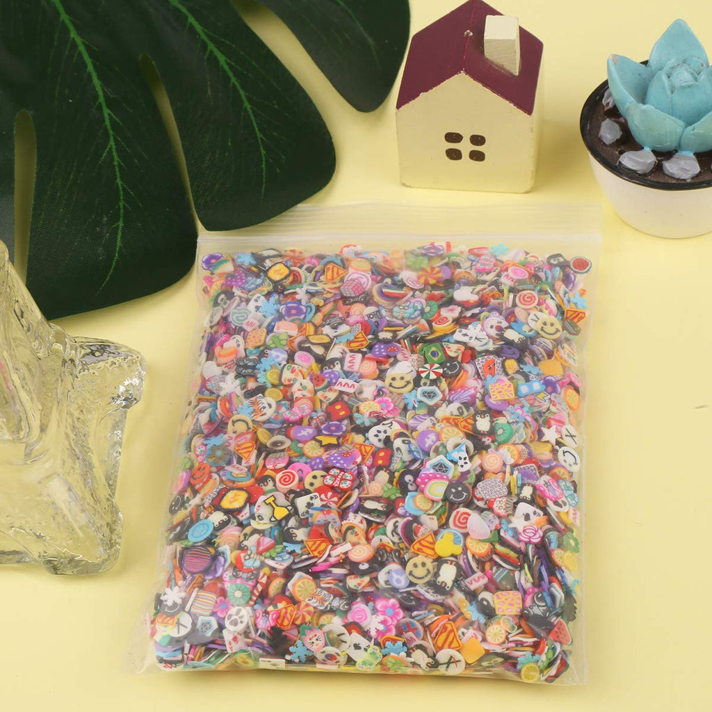 Demonstration of 3D nail art decorations applied on artificial nails