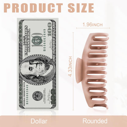 Tocess nonslip hair claw clip showing inner spring mechanism