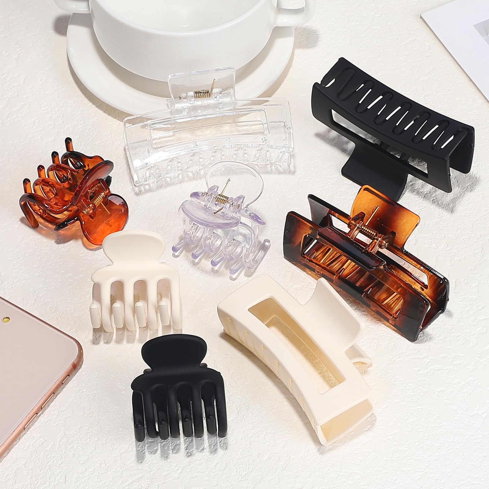 Usdnice non-slip hair clips styling accessory set