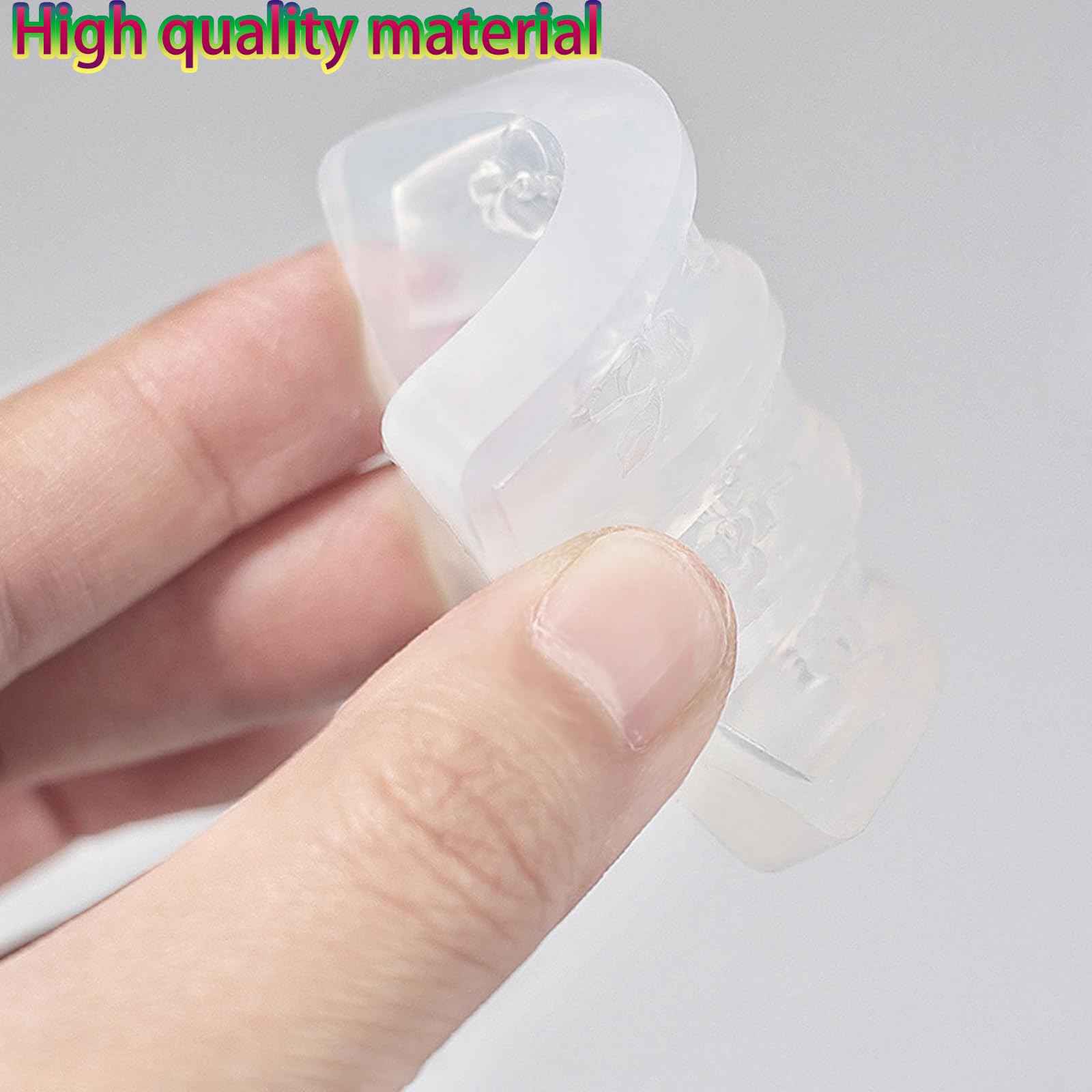 Yizitu silicone nail mold with included crystal drop bottles.