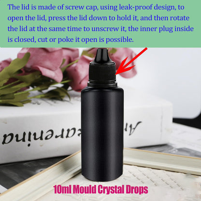 Side profile of flexible silicone mold for professional nail decoration.