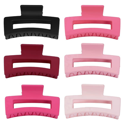 Side profile of rectangular banana jaw clip showing matte finish