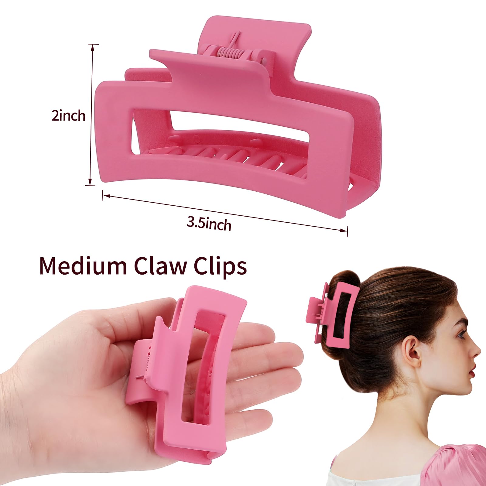 Close up of hair claw clip teeth and hinge mechanism