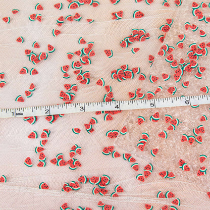 Framendino fruit polymer clay slices for DIY slime decoration close up