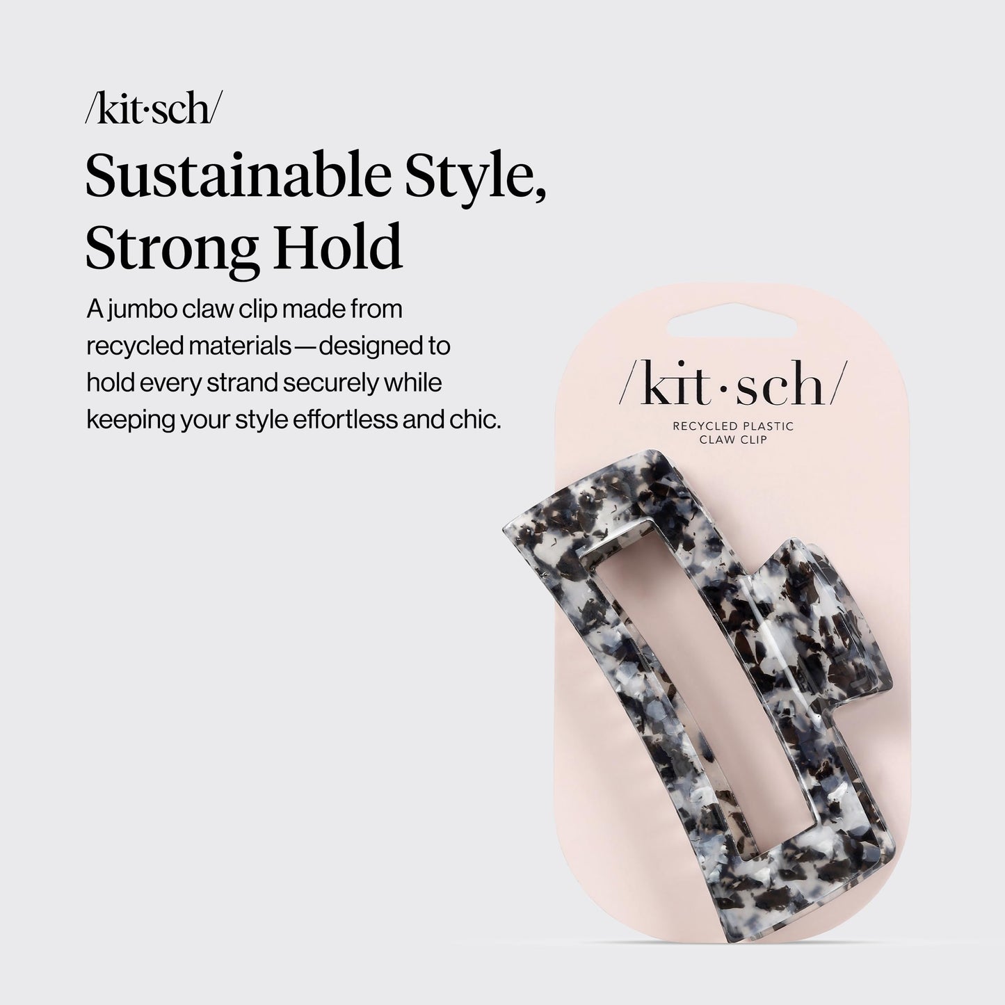 Kitsch x Hello Kitty pink claw clip for thick hair