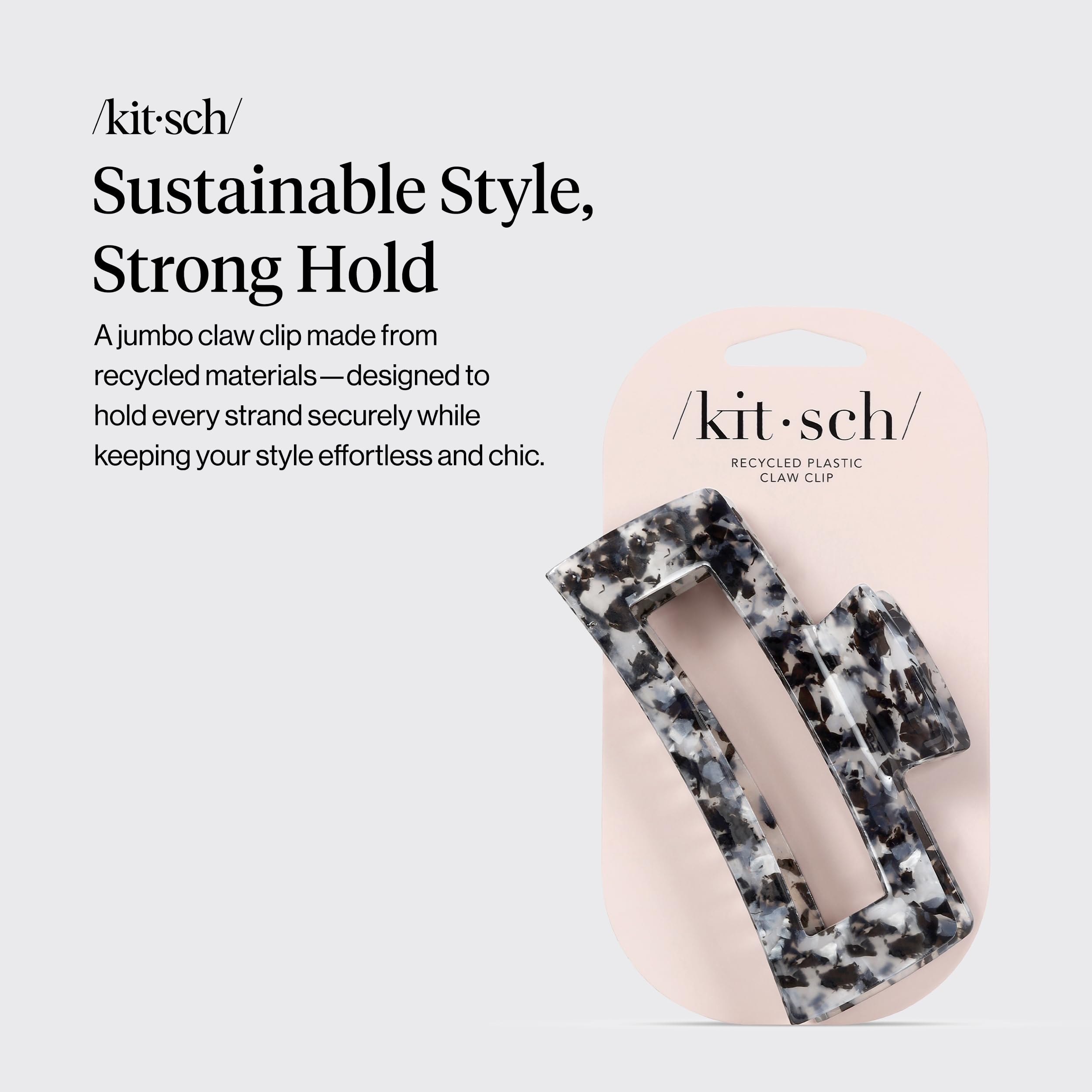 Kitsch x Hello Kitty pink claw clip for thick hair