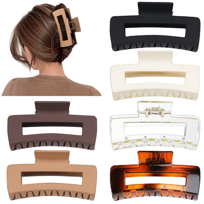 Sisiaipu large rectangular claw clips for thick hair
