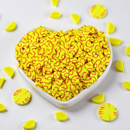 10g bag of softball sprinkle clays and doughs