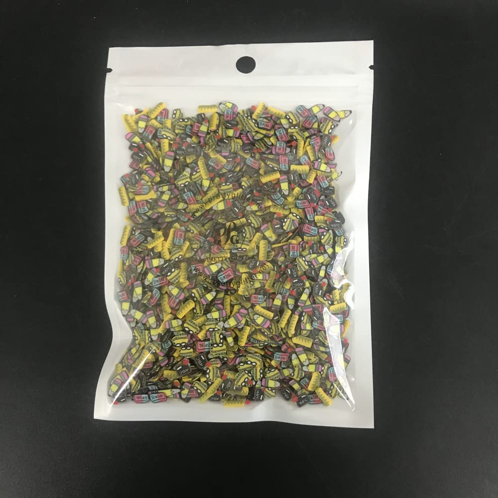 Fifty gram pack of craft supplies displayed on a flat surface