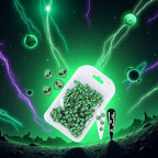 Jinshining alien slices displayed on a professional manicure