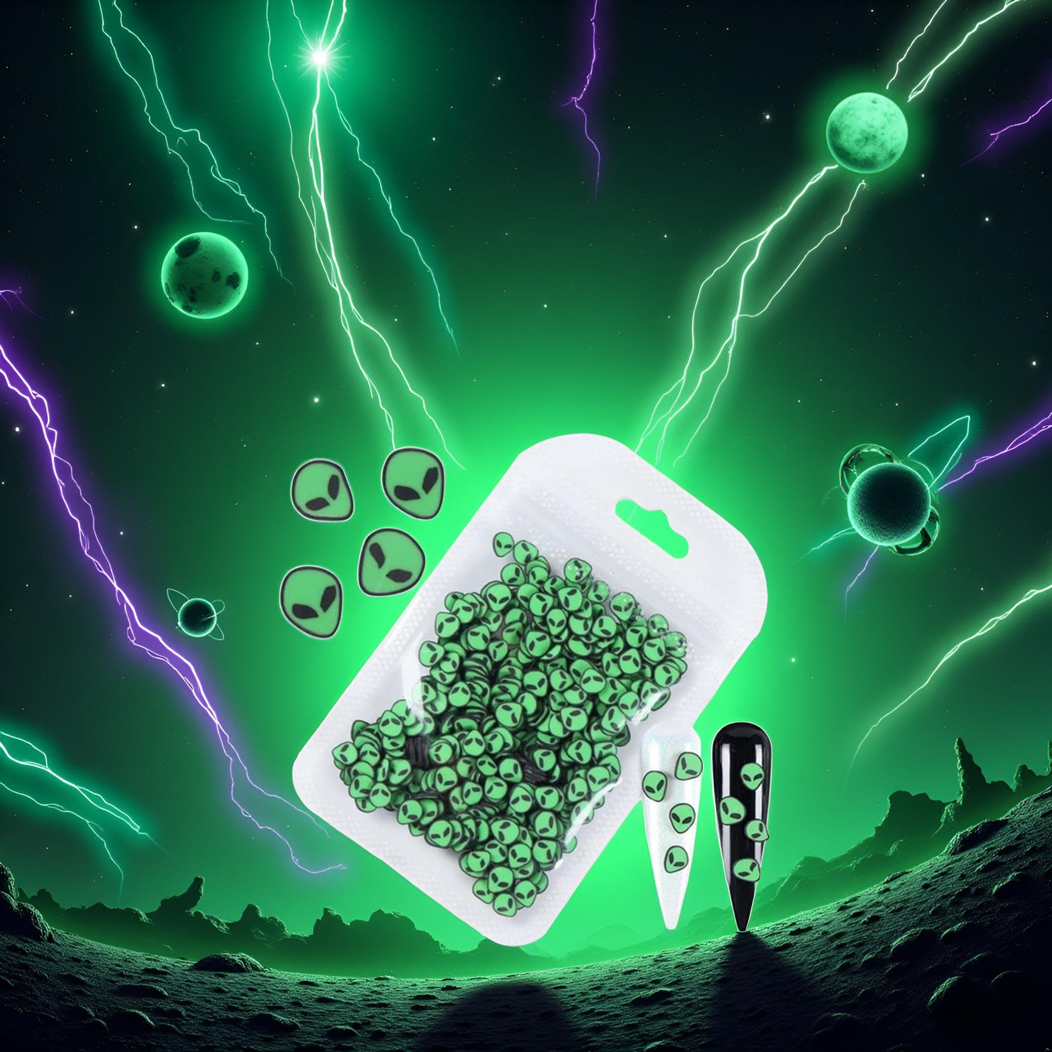 Jinshining alien slices used as resin filler for crafts