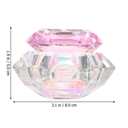 Vicasky faceted diamond nail cup for acrylic powder mixing