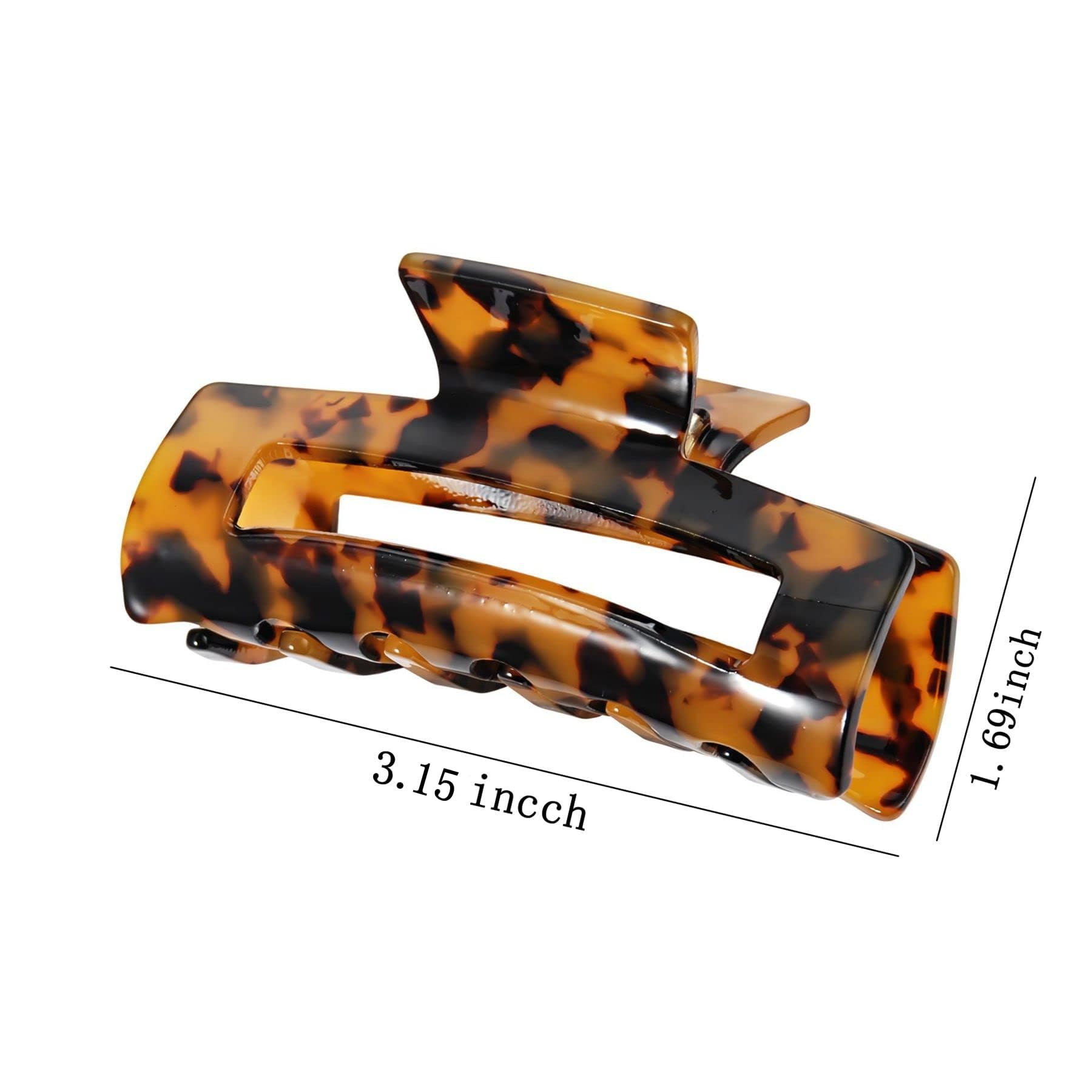 French butterfly jaw clips showing interlocking teeth detail