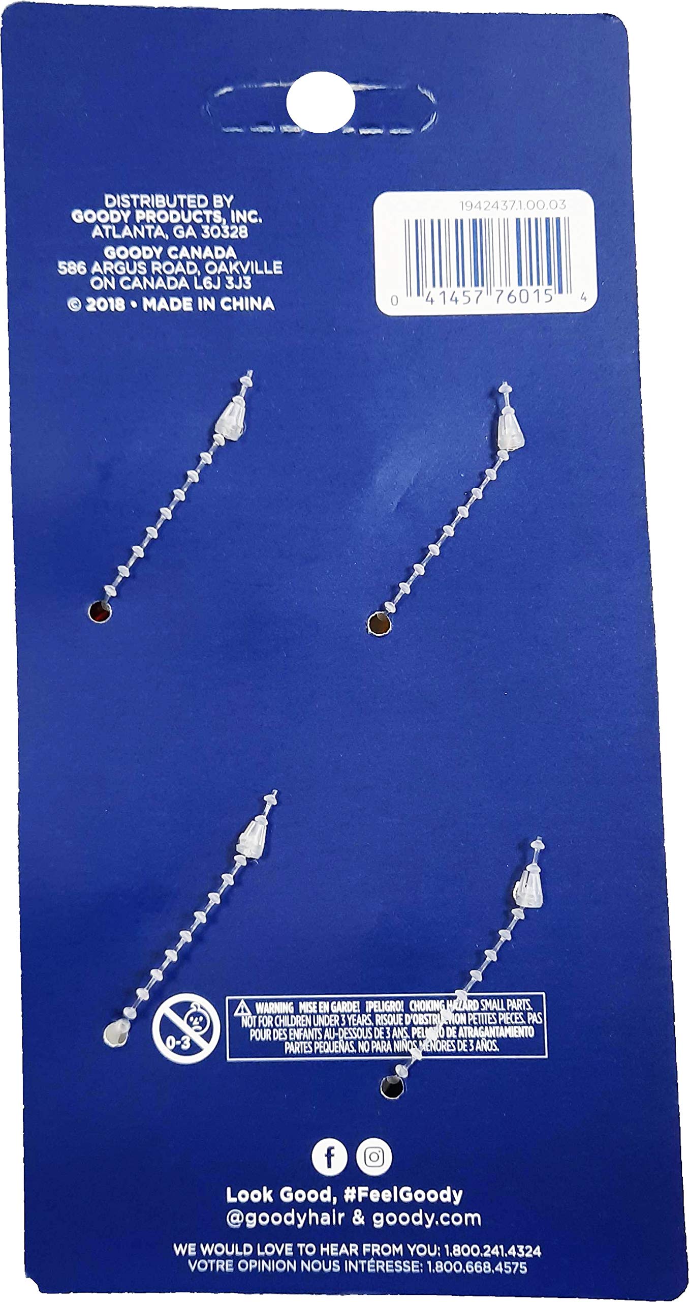 Durable hair claw clips from Goody showing secure metallic spring