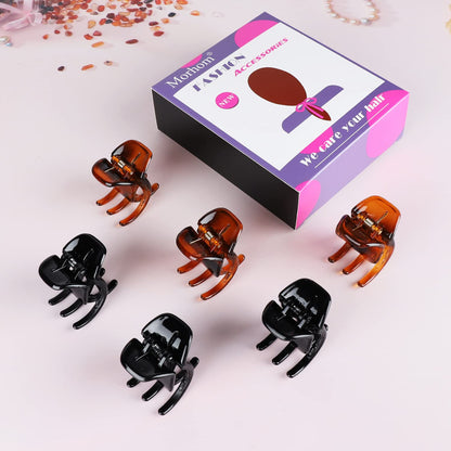 Morhom non-slip resin hair clips for thick and medium hair