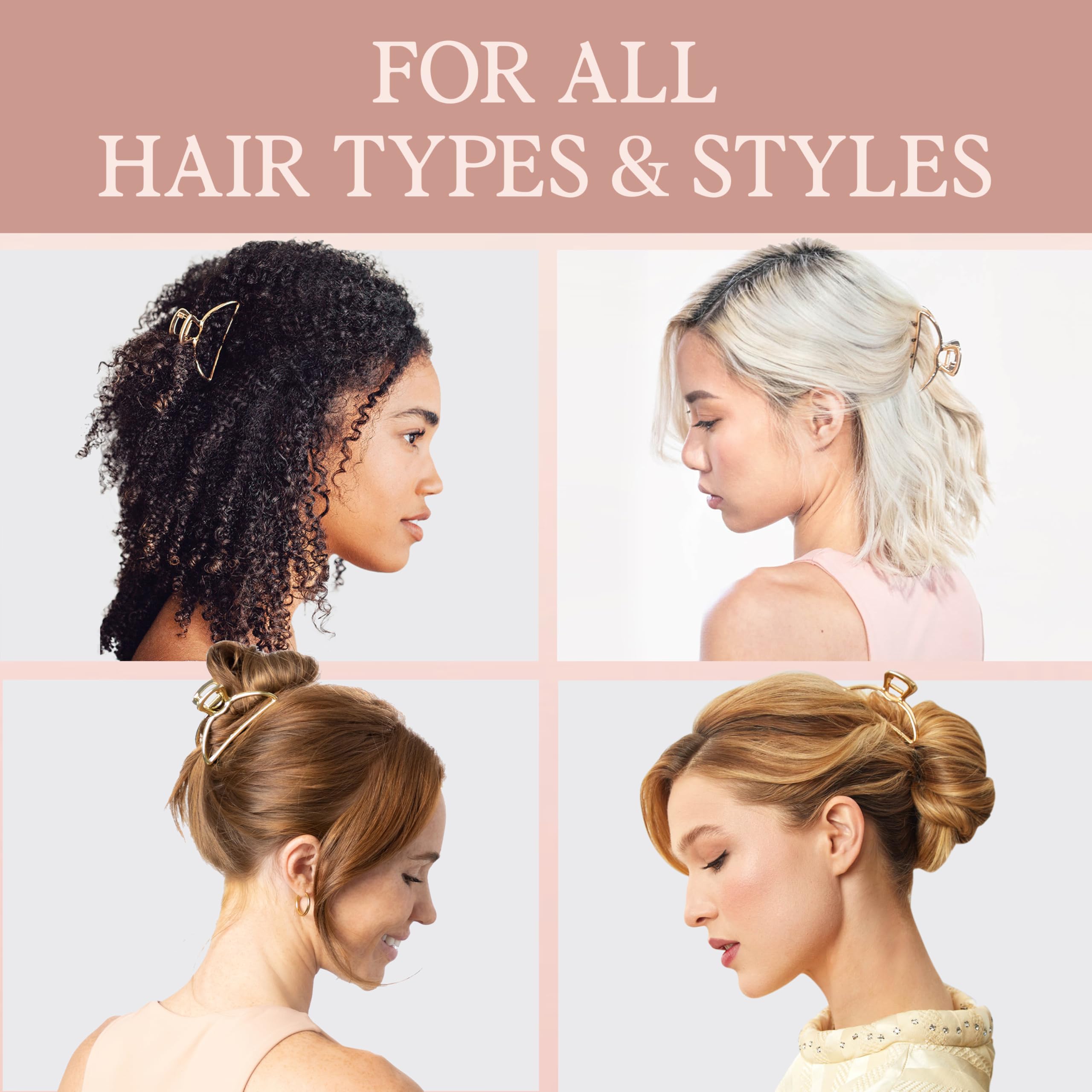 Kitsch luxury hair clip on model for everyday styling