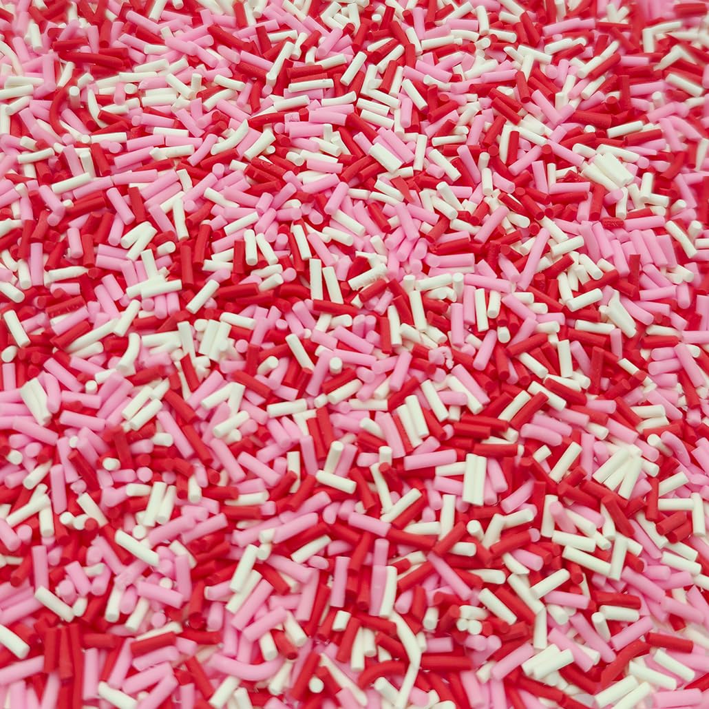 Close up of Mulutoo polymer clay sprinkles for nail art