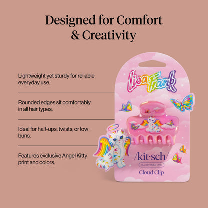 Kitsch imported hair accessories packaging showcasing the authentic brand collaboration