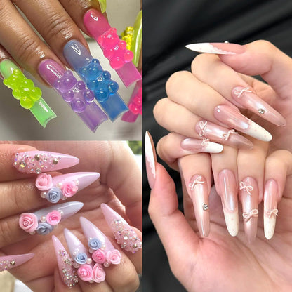 Professional manicure supplies 3D nail mold gel set