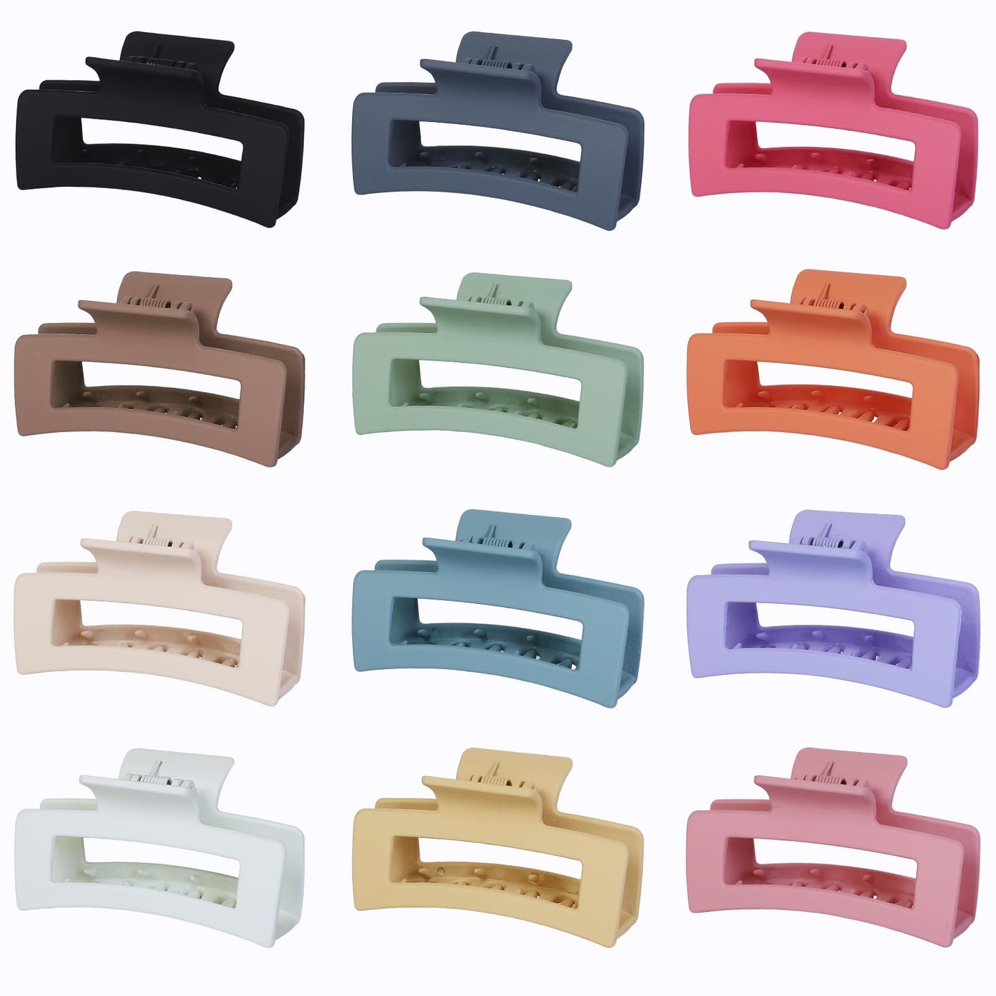 High quality plastic claw clips with strong metal spring