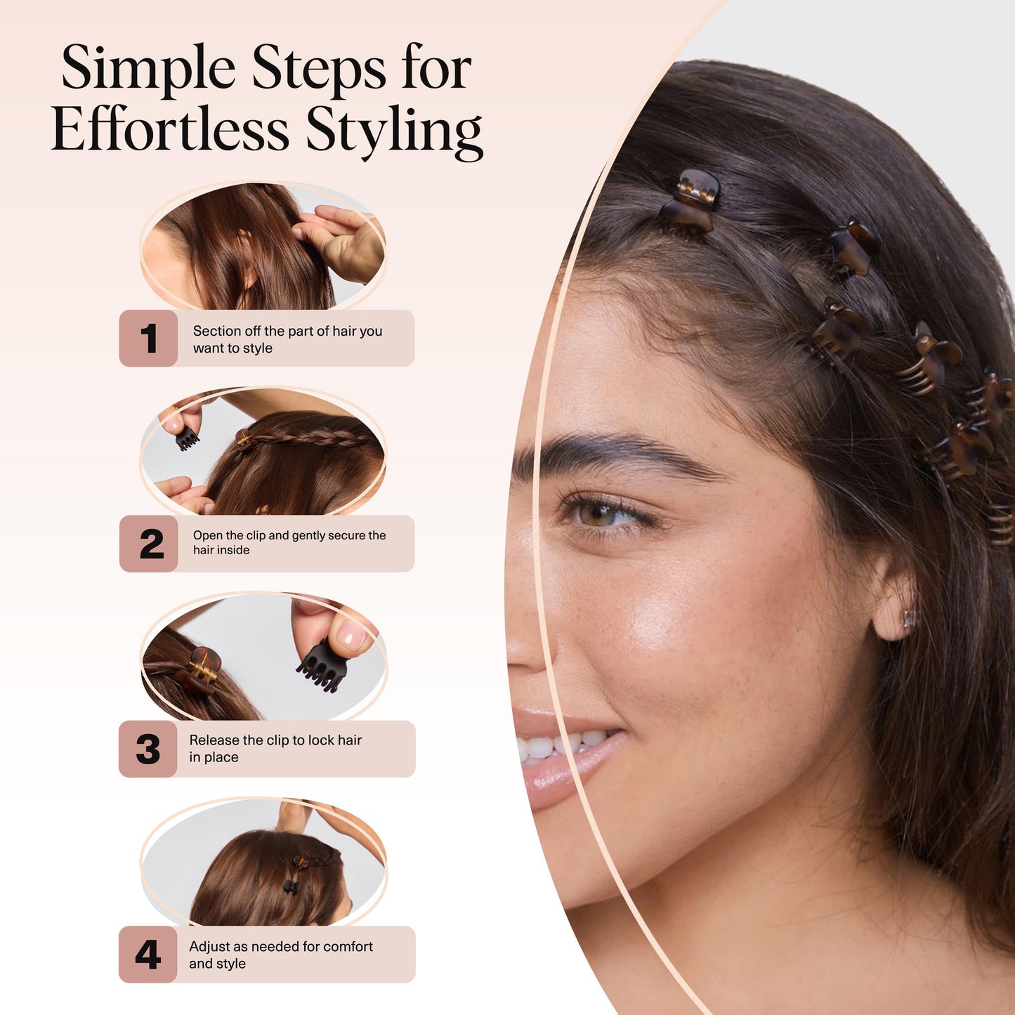 Eco-friendly Kitsch hair accessories in packaging