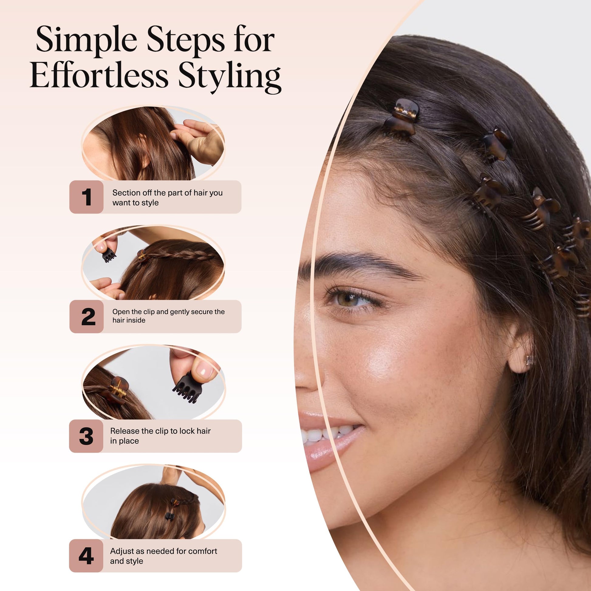 Eco-friendly Kitsch hair accessories in packaging