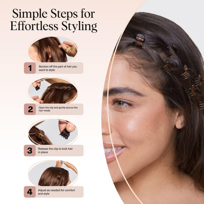 Eco-friendly Kitsch hair accessories in packaging
