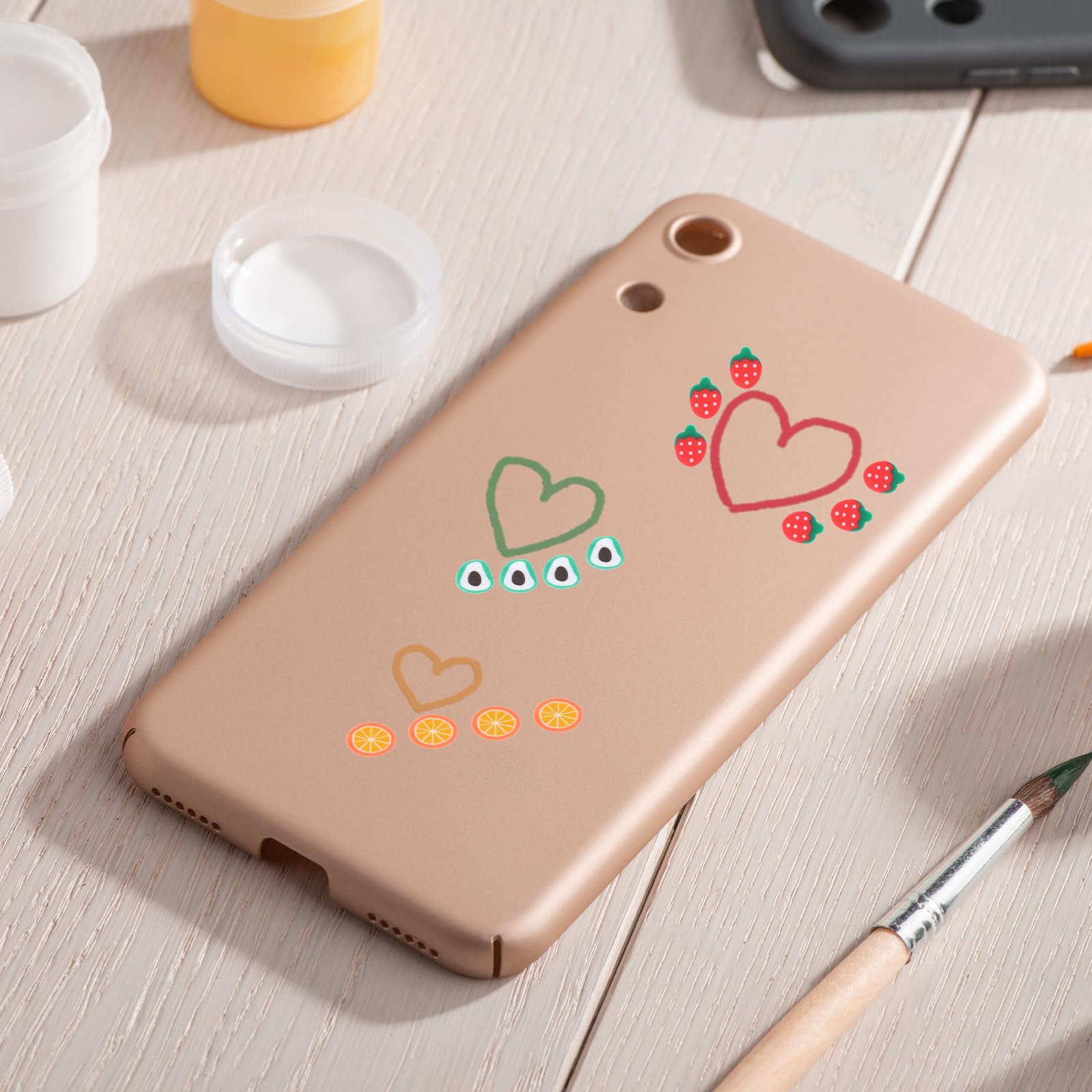 Patikil decorative clay slices for mobile phone decor