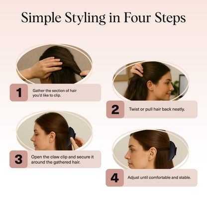 Professional strength spring detail on Kitsch claw clip