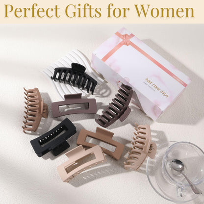 LuSeren large hair claw clips used for styling curly hair